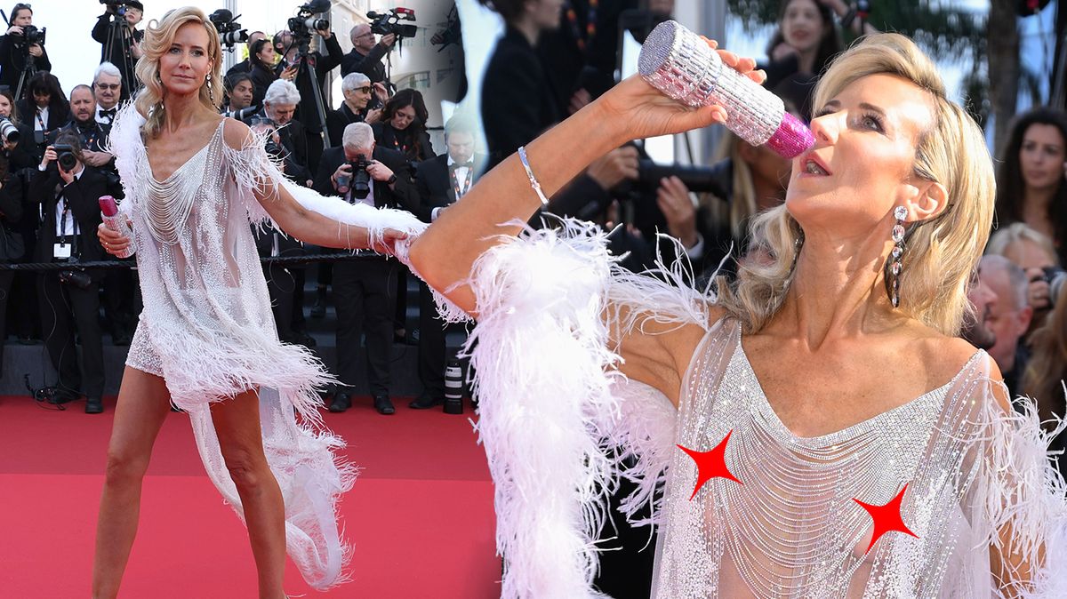 Odhalené bradavky na červeném koberci v Cannes? Zábrany odhodila britská aristokratka (49)!