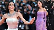 Jako víla! Ale co ty ruce? Demi Moore přivezla do Cannes éterické róby. Odhalila i své ‚kuřecí‘ paže