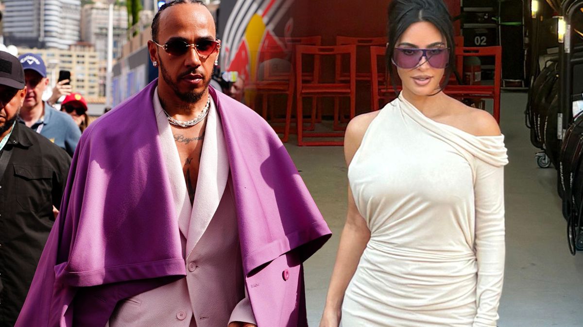 Trochu overdressed, ne? Lewis Hamilton si spletl okruh s přehlídkovým molem. Kim mu fandila ve večerních šatech