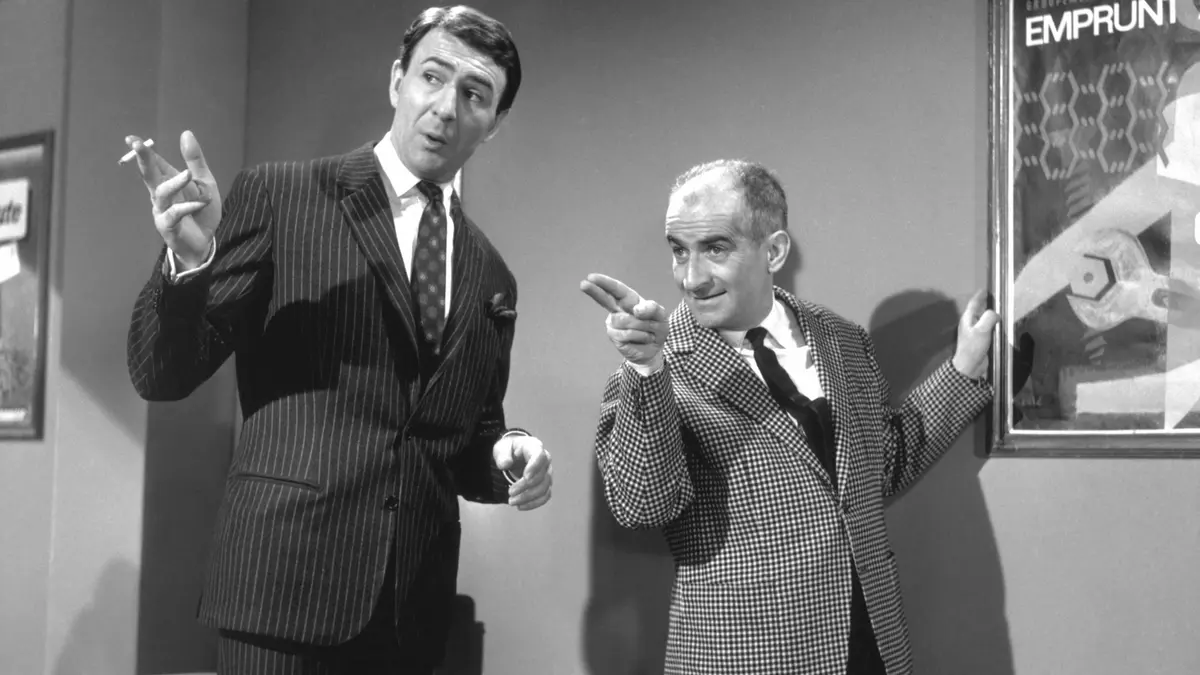 Než se stal Louis de Funès četníkem, vykrádal banku. Zapojil do toho celou rodinu