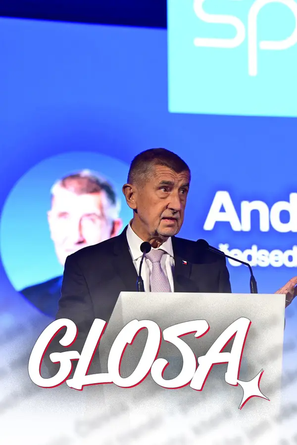 Glosa: Žvanivý Babiš se poněkud pozapomněl na prestižní akci. Asi si myslel, že je to zase kampáááň - fotka 1/1
