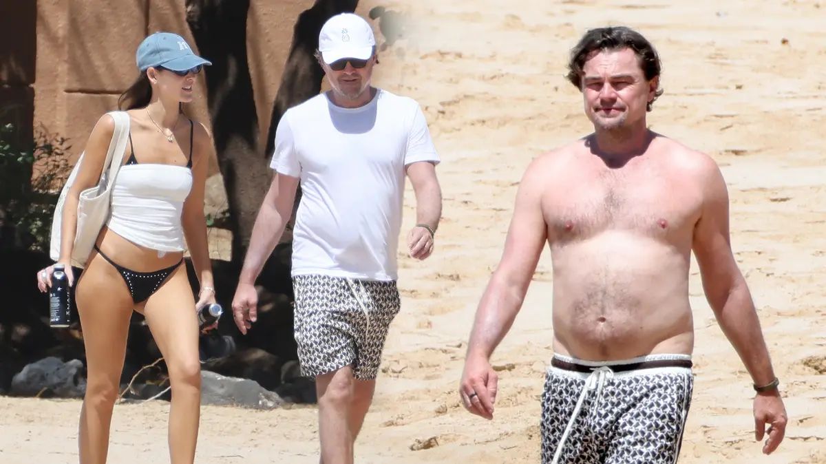 Bez roušky a s pořádně odhaleným bříškem. Leo DiCaprio si užíval pláž na Havaji. Křivky předvedla i jeho modelka